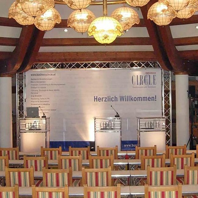 Eventbühne Business Circle Foto Eventbühne Business Circle