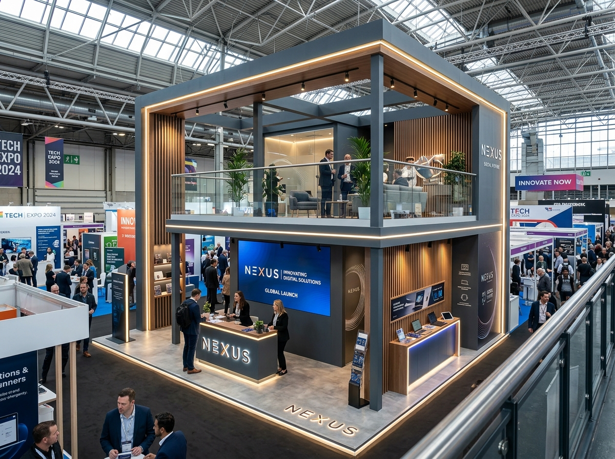 Page: Messestandbau | Eventdesign | Messeservice - Hellmer Messebau. Slot: rtc freytagberndt